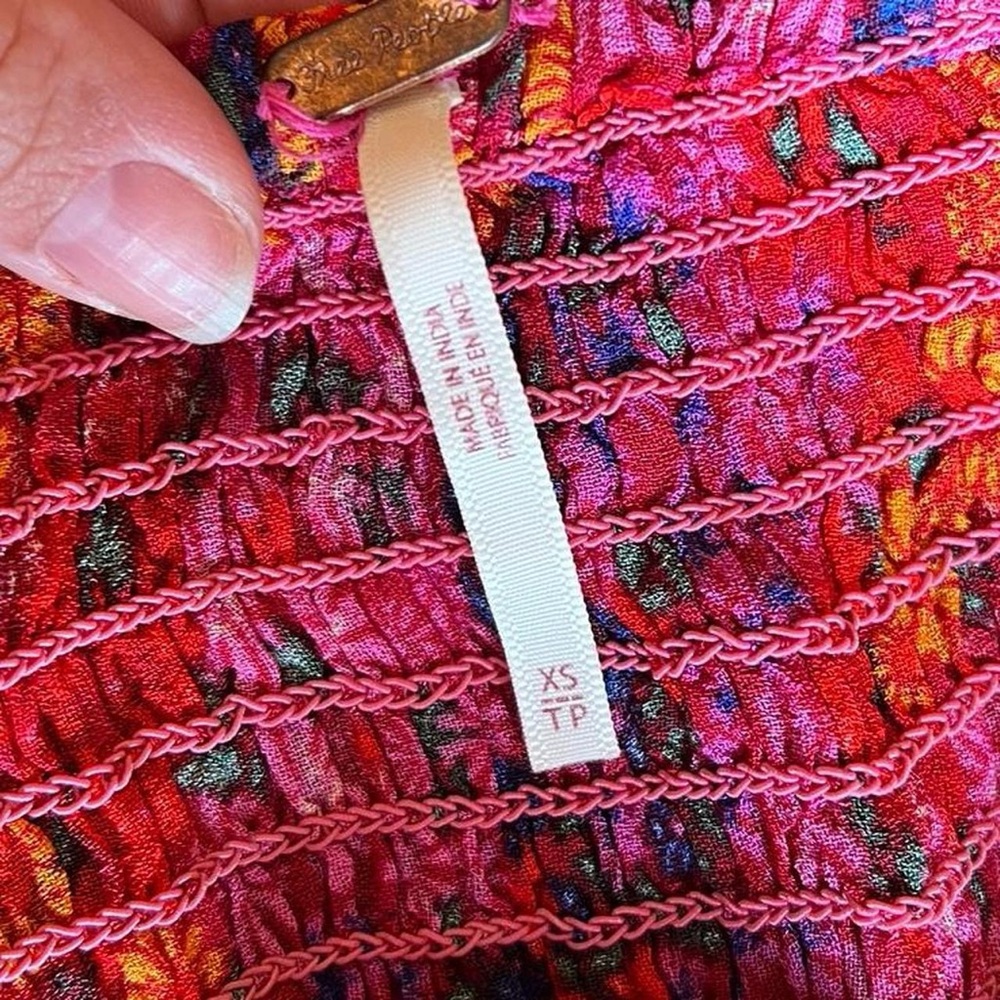 Floral Free People Top - Picture 4 of 5
